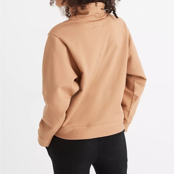 Madewell MWL Ribbed Funnelneck Sweatshirt - Picture 2 of 11